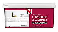 V33 Renovation White Satin Cupboard & cabinet paint, 2L