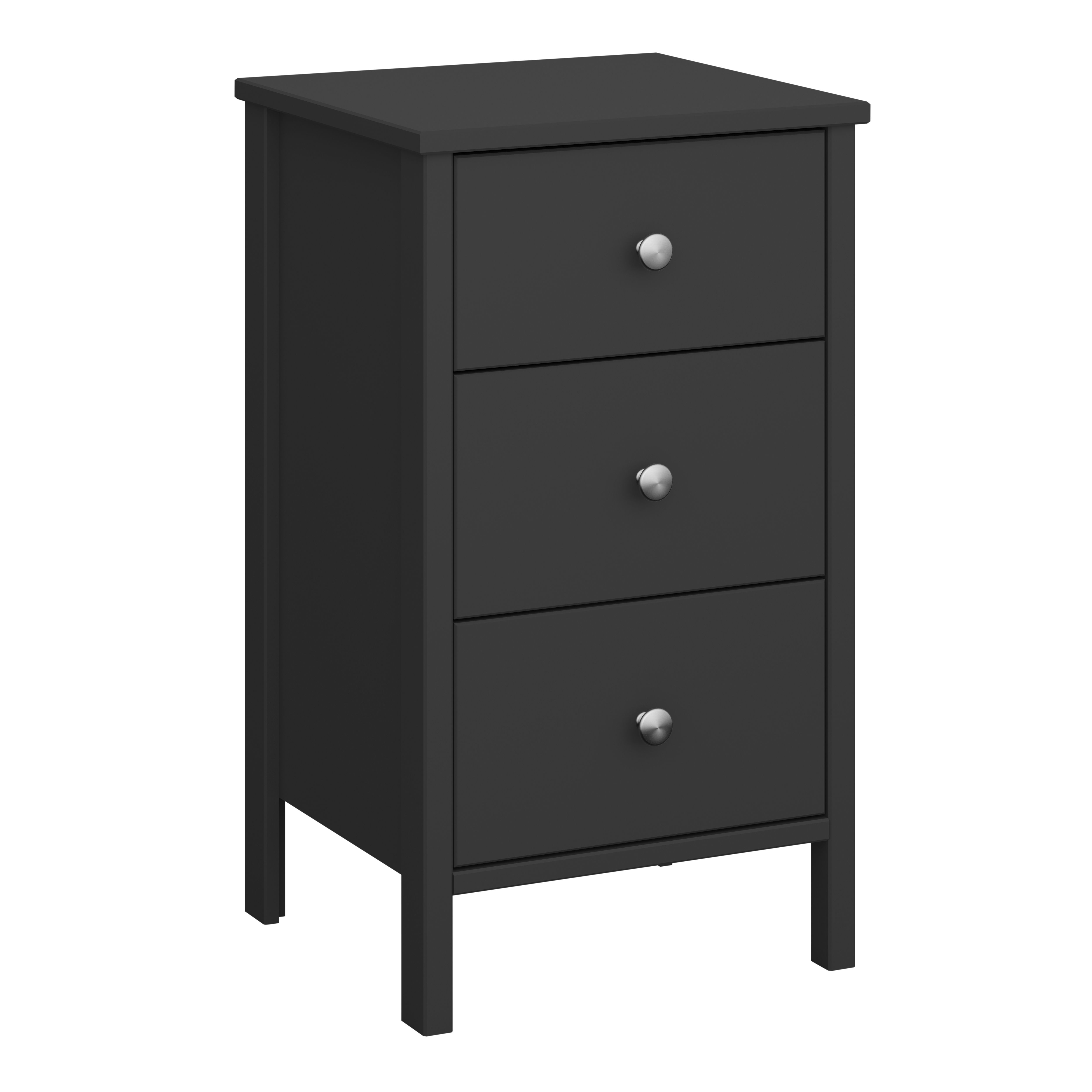 Black and deals white bedside drawers