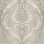 Valentino Damask Glitter effect Textured Wallpaper