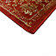 Valeria Traditional Red & Cream Rug 170cmx120cm