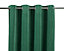 Valgreta Dark green Velvet Lined Eyelet Curtain (W)117cm (L)137cm, Pair