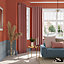 Valgreta Pink Velvet Lined Eyelet Curtain (W)167cm (L)183cm, Pair