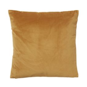 Valgreta Plain Ochre Cushion (L)43cm x (W)43cm