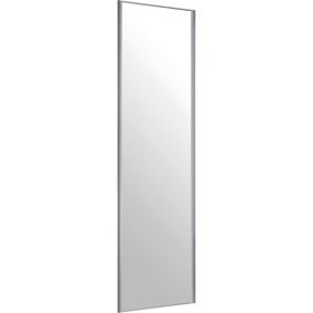 Valla 1 panel Mirrored Sliding Wardrobe Door (H)2500mm (W)622mm