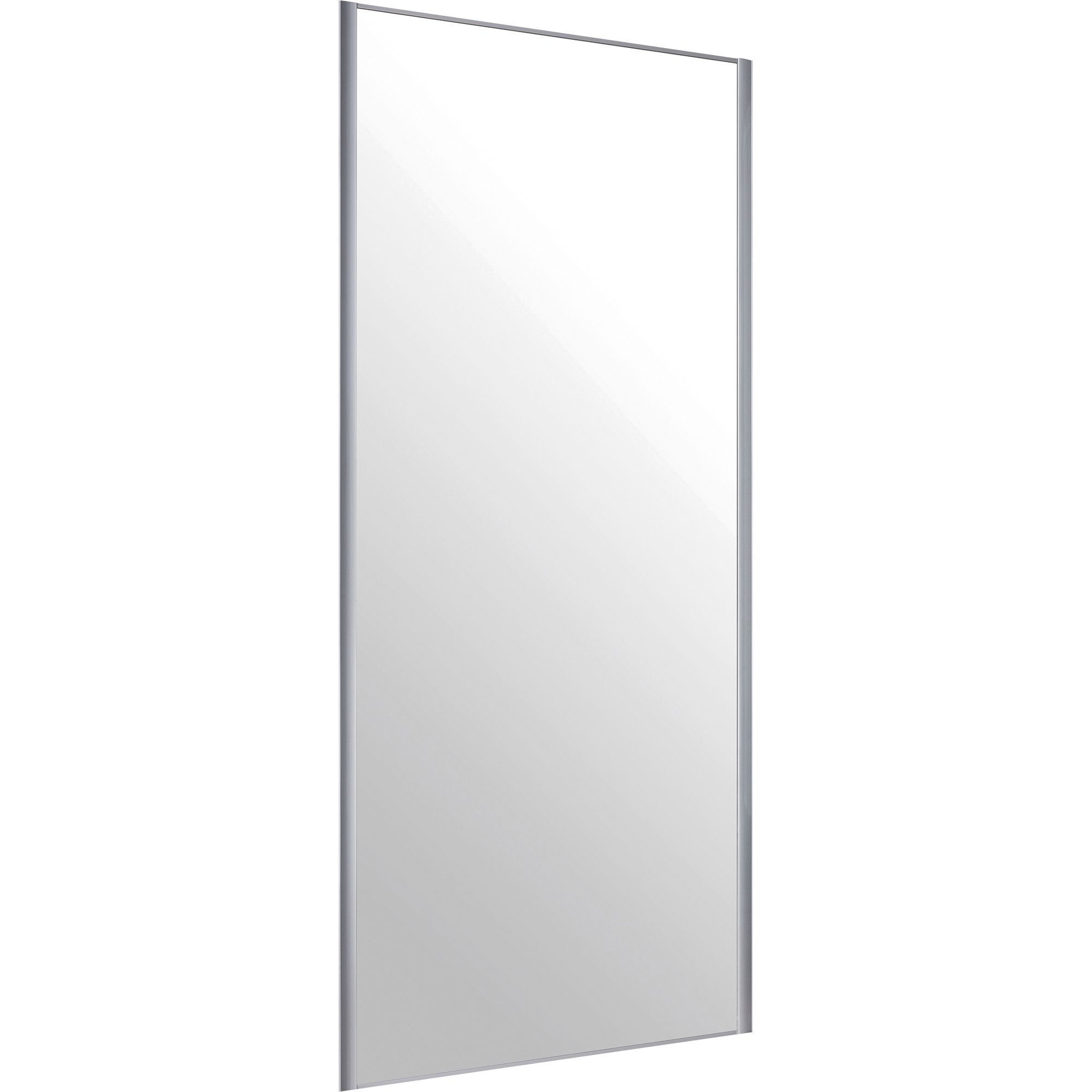 Valla 1 panel Mirrored Sliding Wardrobe Door (H)2500mm (W)922mm DIY
