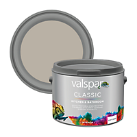Valspar Classic Walls & Ceilings Interior Matt Emulsion, Base A, 2.5L Graceful Grey R73C