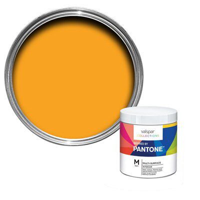 Valspar Marigold Matt Paint Base 0 24l Diy At B Q