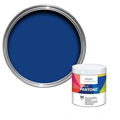 Valspar Monaco Blue Matt Paint Base 0 24l Diy At B Q