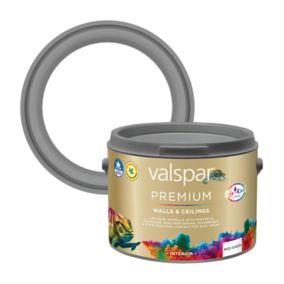 Valspar Premium Walls & Ceilings Interior Mid sheen Emulsion, Base A, 2.5L
