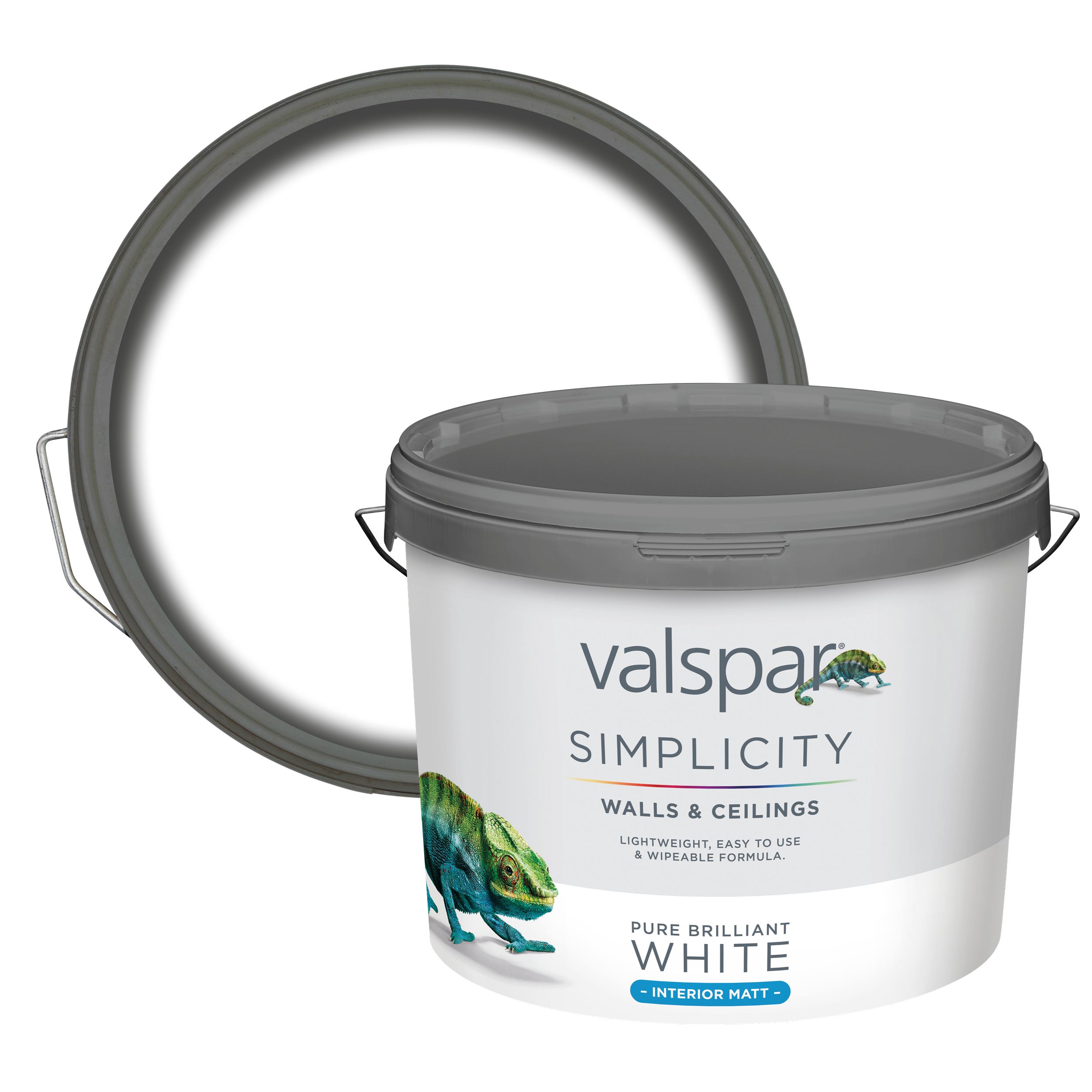 Valspar Simplicity Walls & Ceilings Pure Brilliant White Matt Emulsion