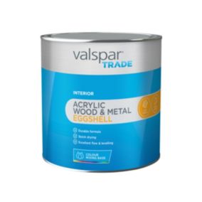 Valspar Trade Acrylic Wood & Metal Interior Multi-surface Eggshell Paint, Base B, Base B, 2.5L