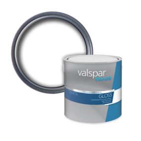 Valspar Trade Interior Metal & wood Gloss Paint & primer, Base A, 2.5L