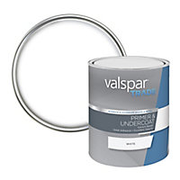 Valspar Trade White Metal & wood Primer & undercoat, 1L