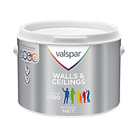 Valspar V500 Wall & ceiling Matt Emulsion, 2.5L