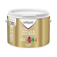 Valspar V700 Wall & ceiling Matt Emulsion, 2.5L