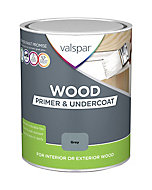 Valspar Wood Grey Wood Primer & undercoat, 750ml