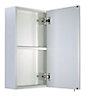 Varese White Mirrored Cabinet (W)300mm (H)550mm