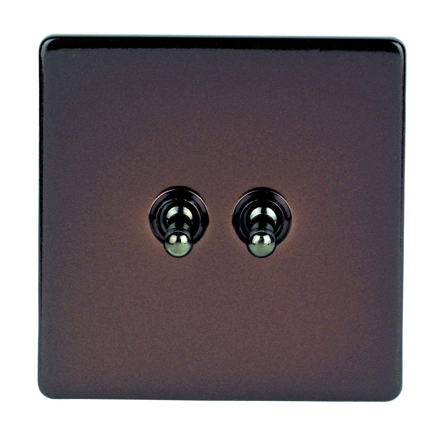 Varilight 10A 2 way Screwless Switch Gloss