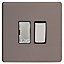 Varilight 13A Slate grey Switched Fused connection unit
