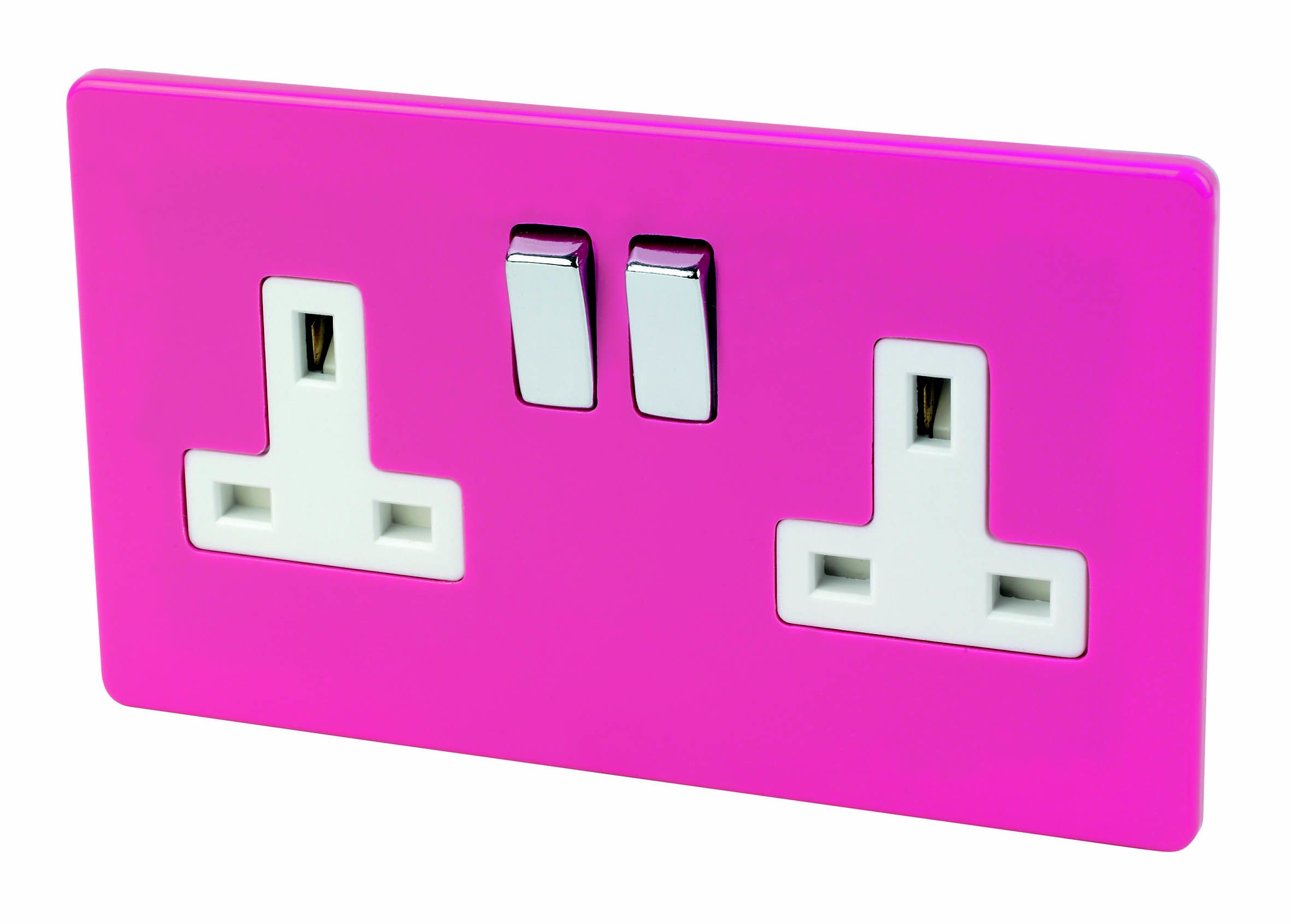 Varilight 13A Socket & White inserts