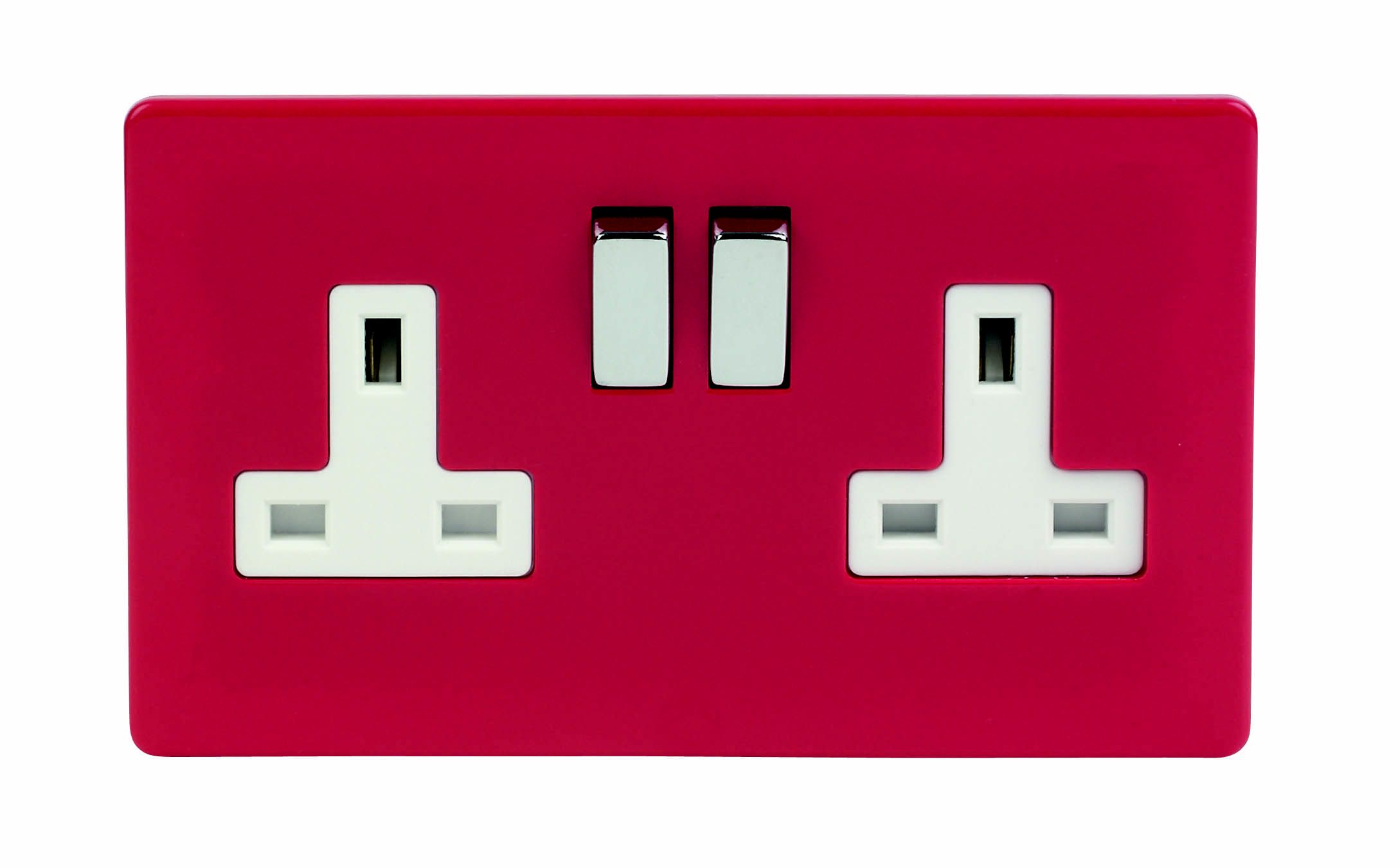 Varilight 13A Socket & White inserts