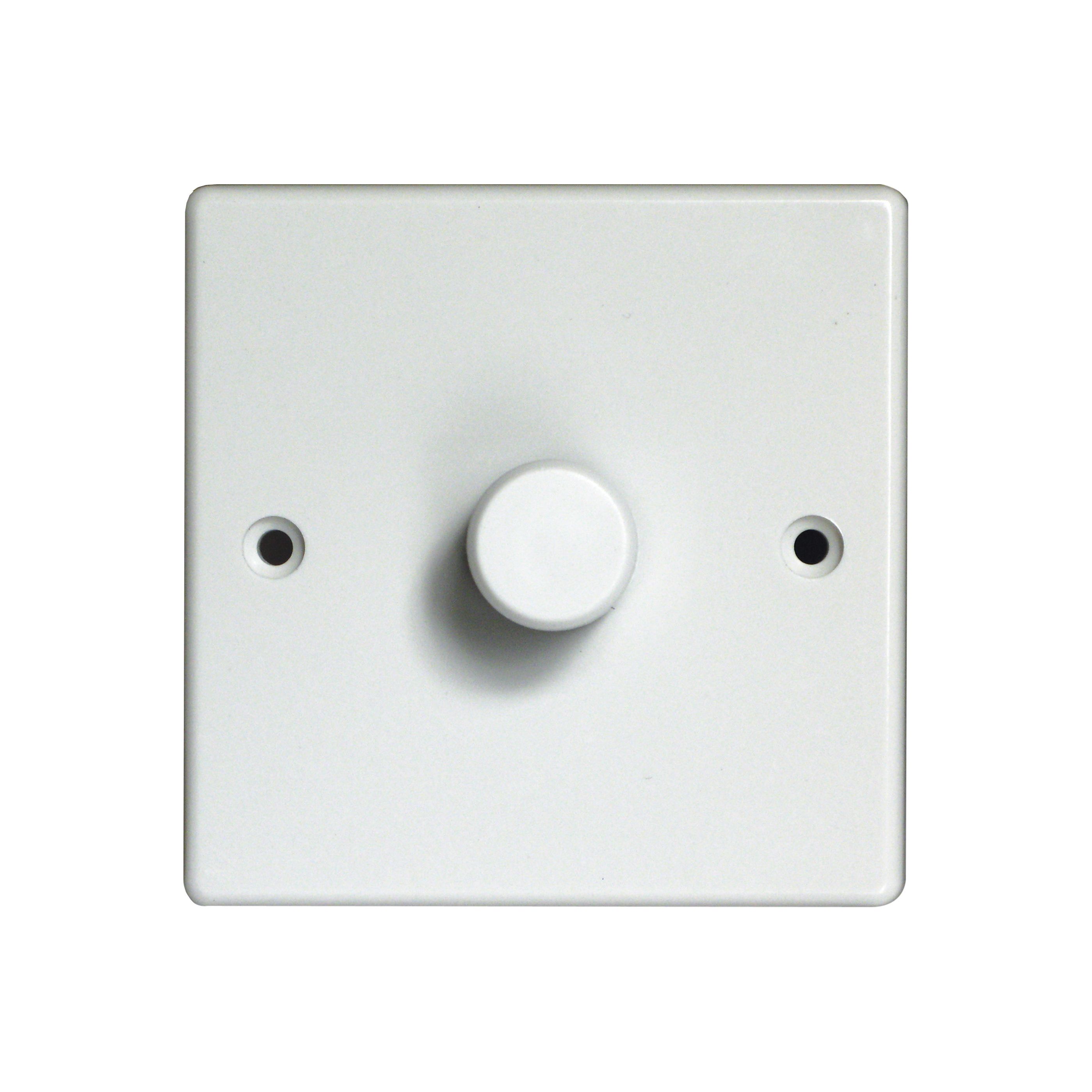 Varilight 2 way Single White Dimmer switch DIY at B&Q