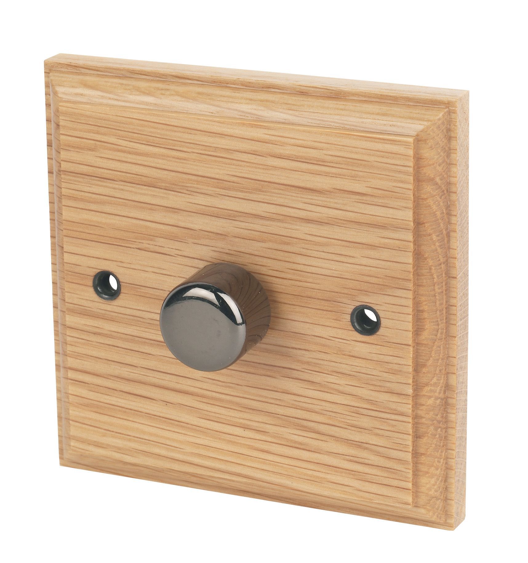 Varilight Oak Raised Profile Single 2 Way Dimmer Switch | DIY At B&Q