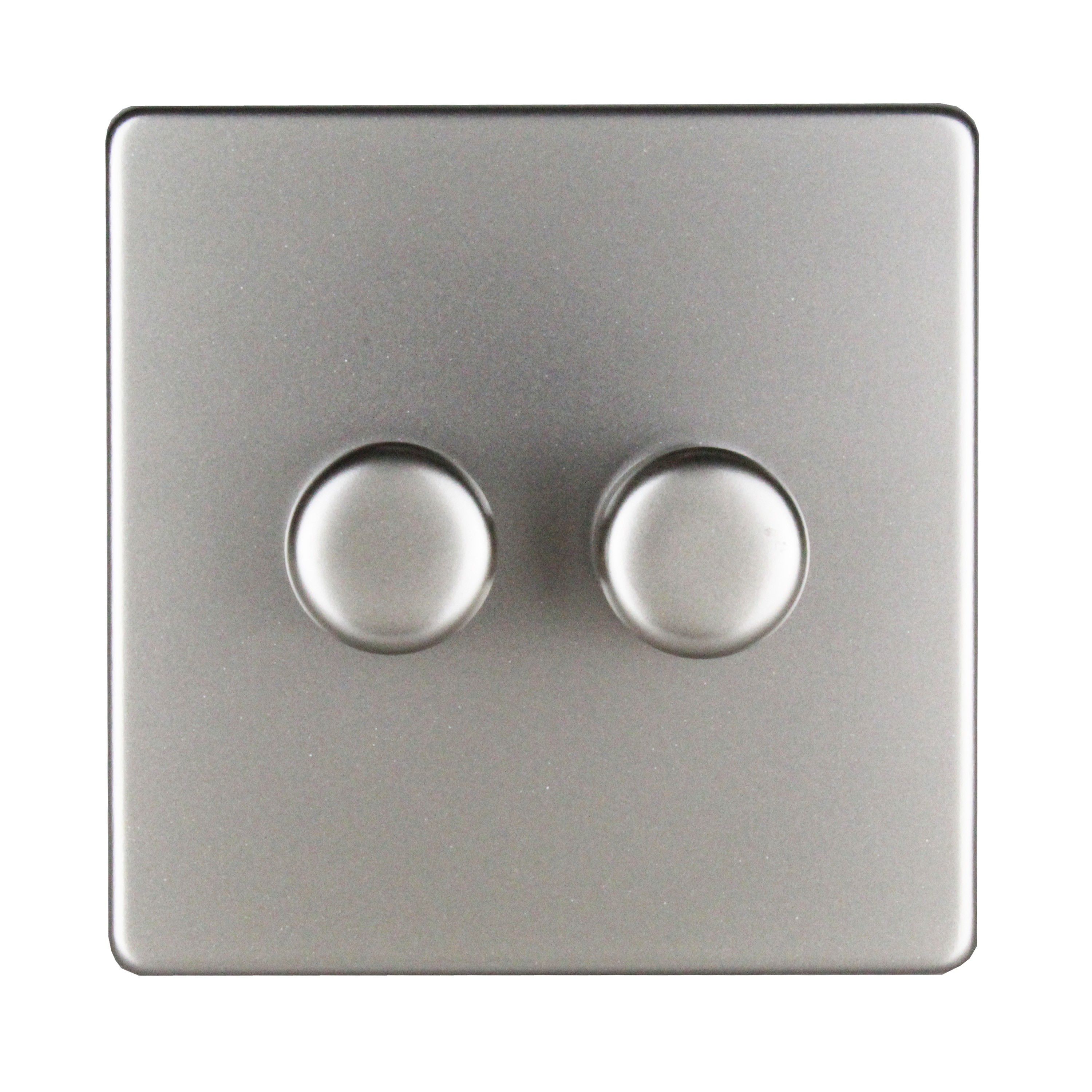 Varilight profile Single 2 way Screwless Dimmer switch