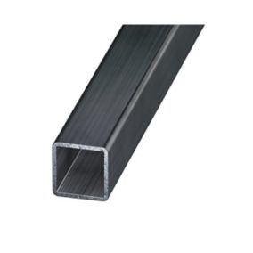 Varnished Cold-rolled steel Square Tube, (L)1m (W)30mm (T)1.25mm