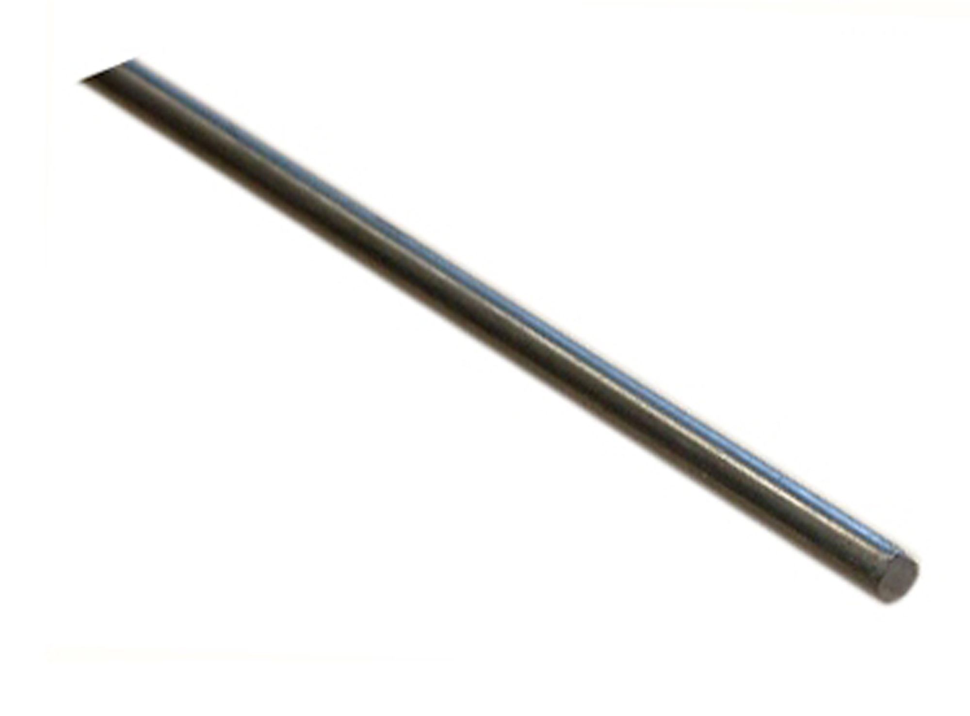 Varnished Drawn steel Round Bar, (L)1m (Dia)6mm