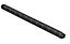 Varnished Hot-rolled steel Twisted Round Bar, (L)1m (Dia)8mm