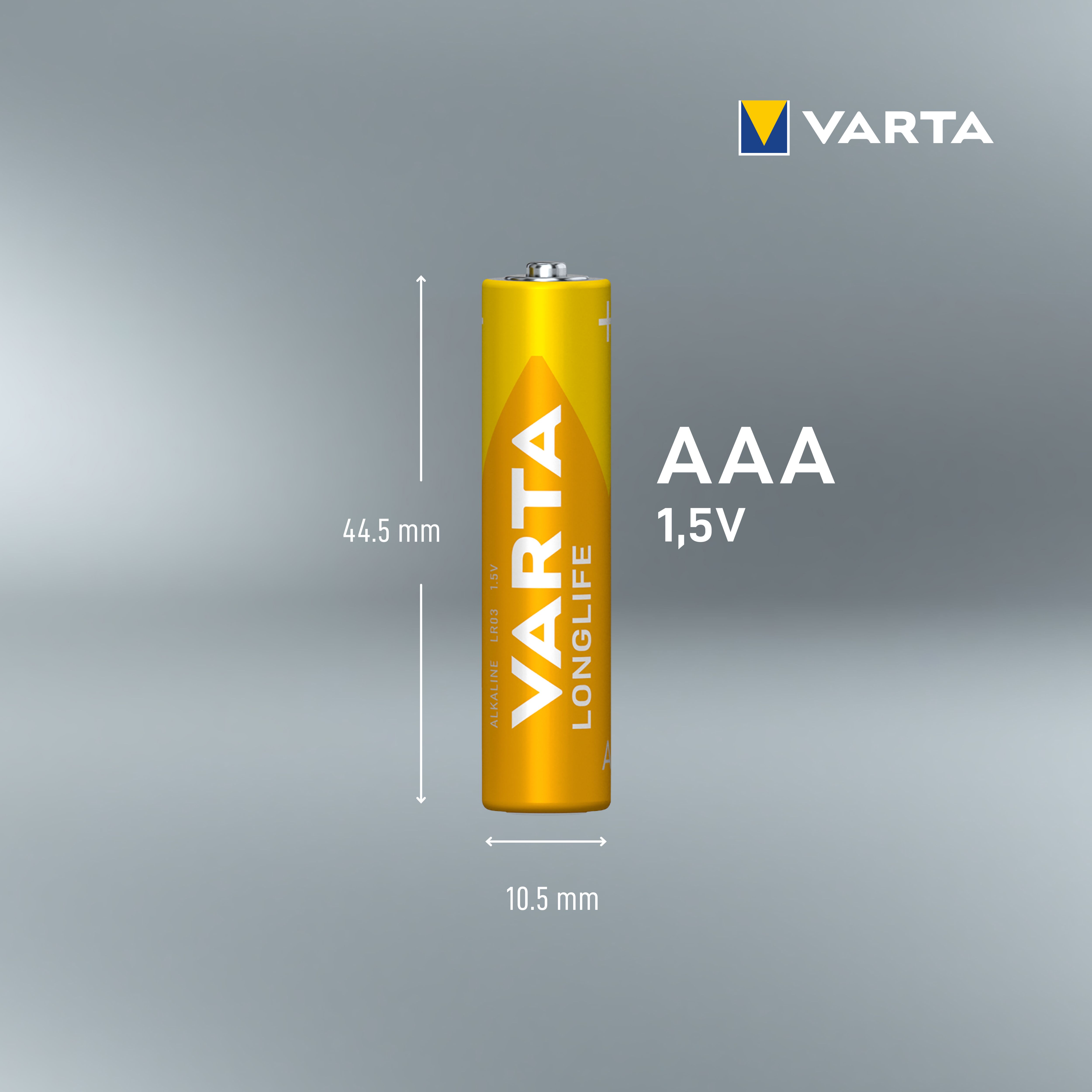 Varta 1.5V 1.2 Batteries, Pack of 30