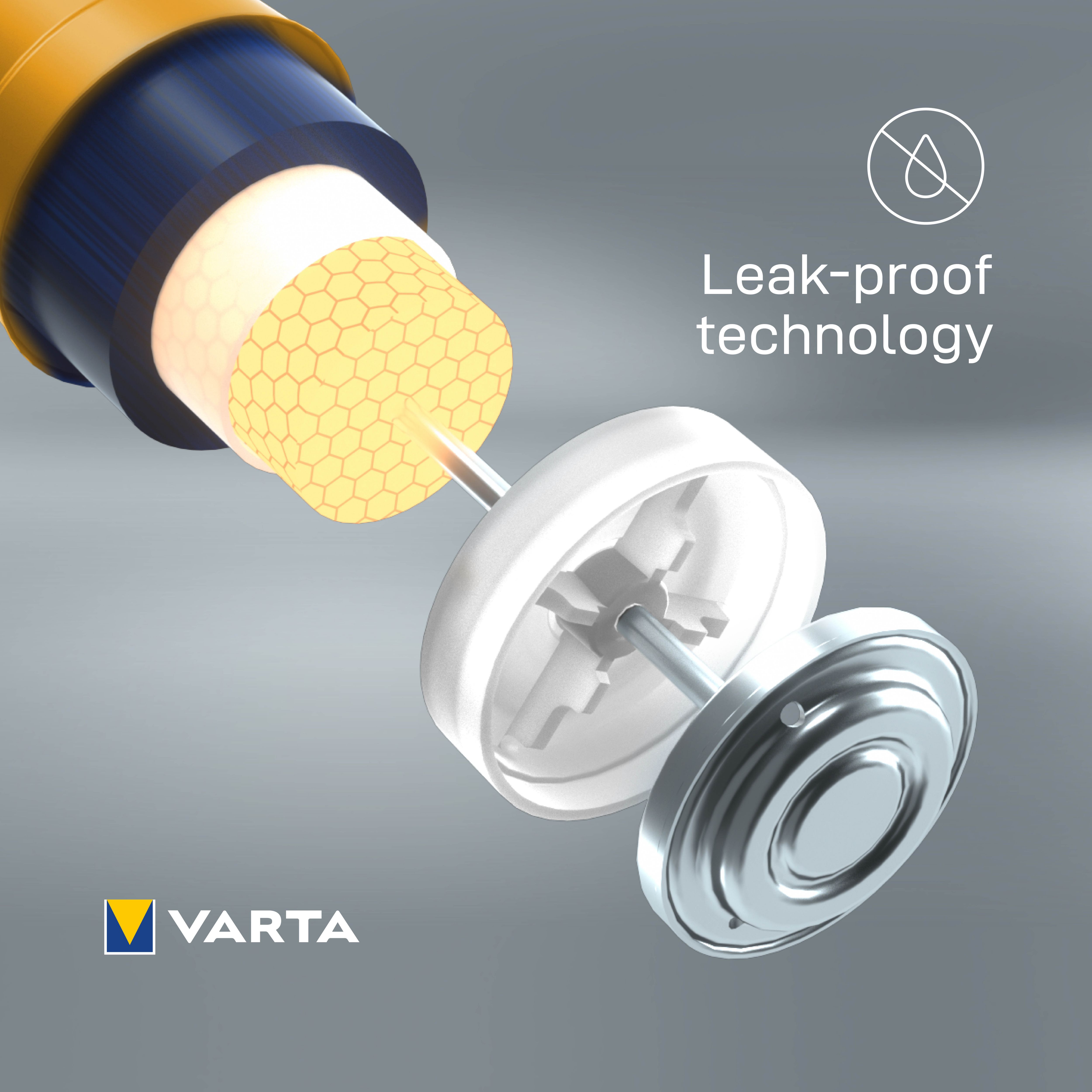 Varta 1.5V 1.2 Batteries, Pack of 30