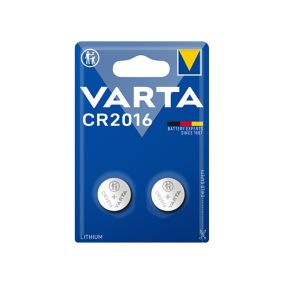 Varta CR2016 Battery, Pack of 2