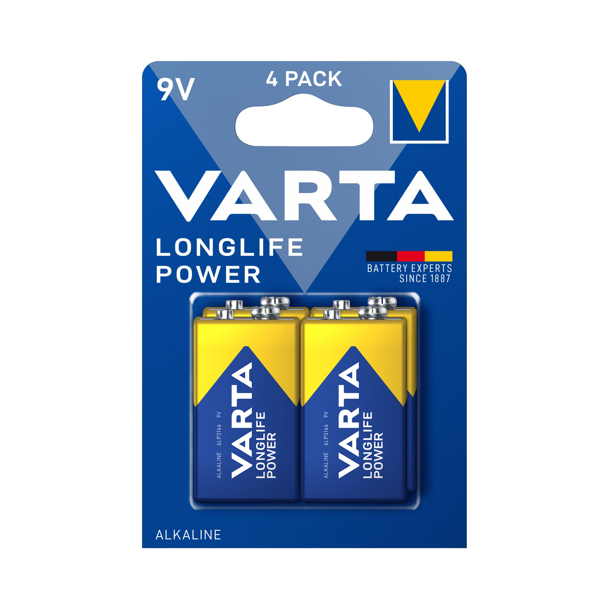4 Batterie Tipo C Blister Con 4 Pile VARTA Longlife Power C LR14 Da 1,5V - Alcaline, Qualità Affidabile Pile VARTA LR14 - Foto 6