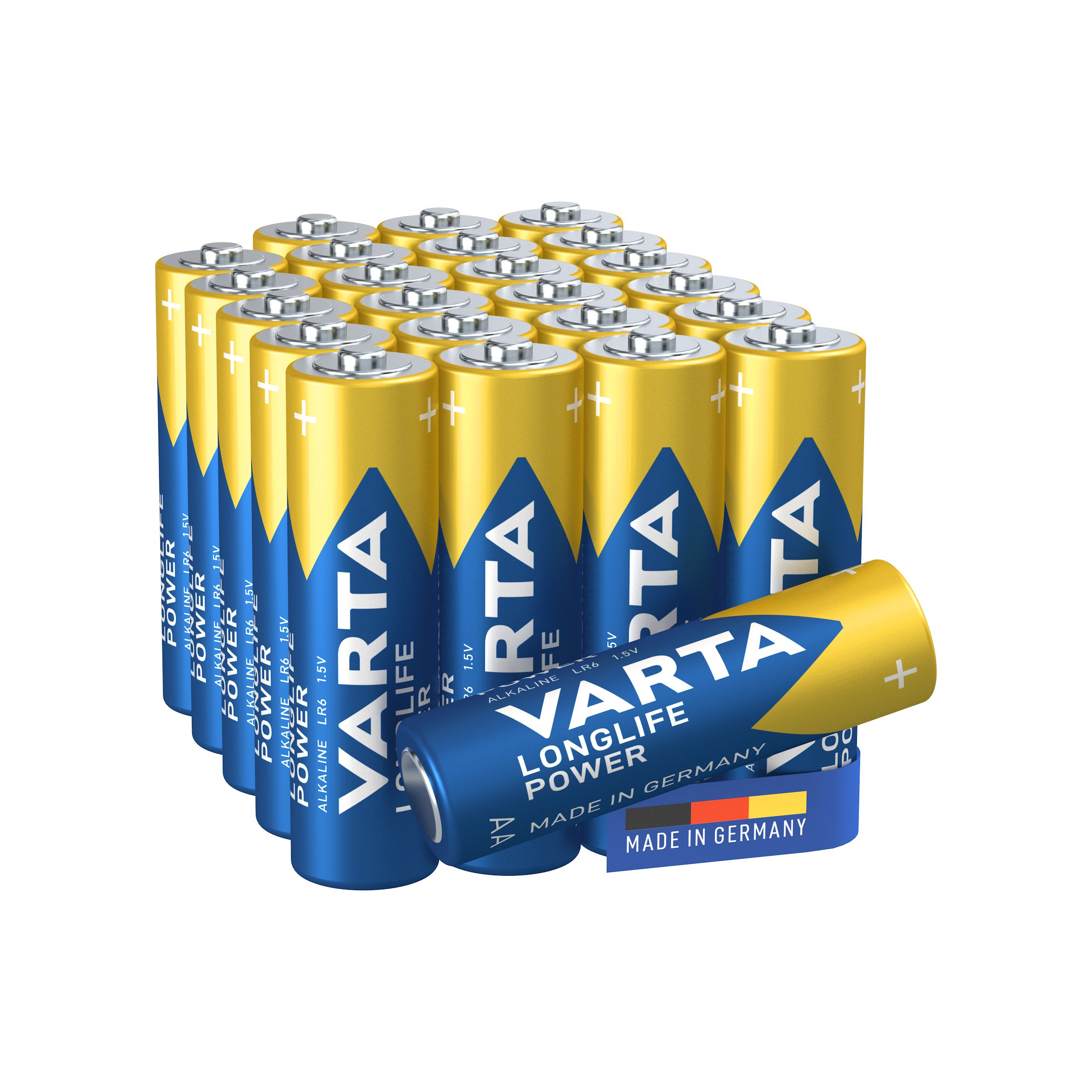 Varta Longlife Power AA Battery, Pack of 24 - DIY at B&Q
