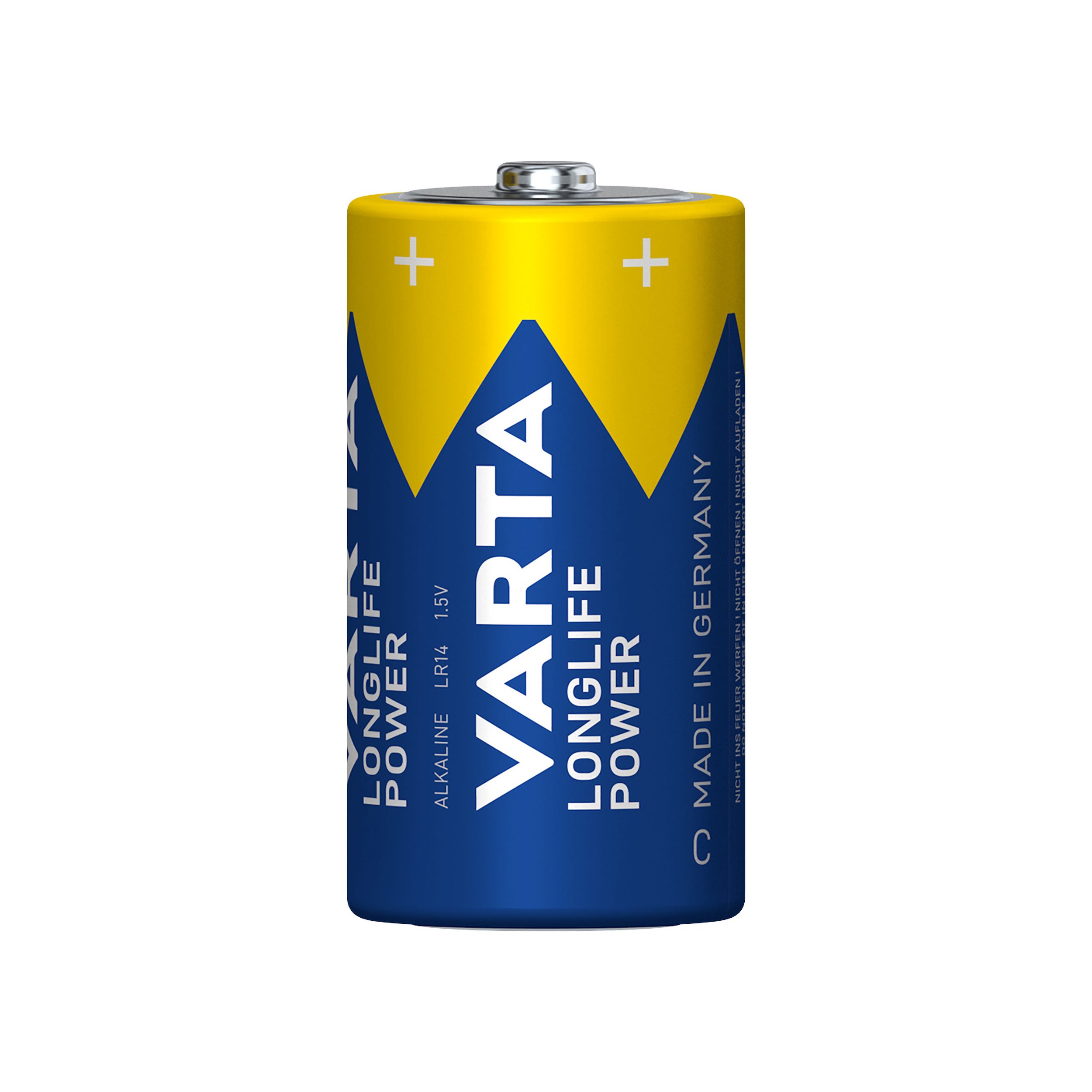Varta Longlife Power C (LR14) Battery, Pack of 2