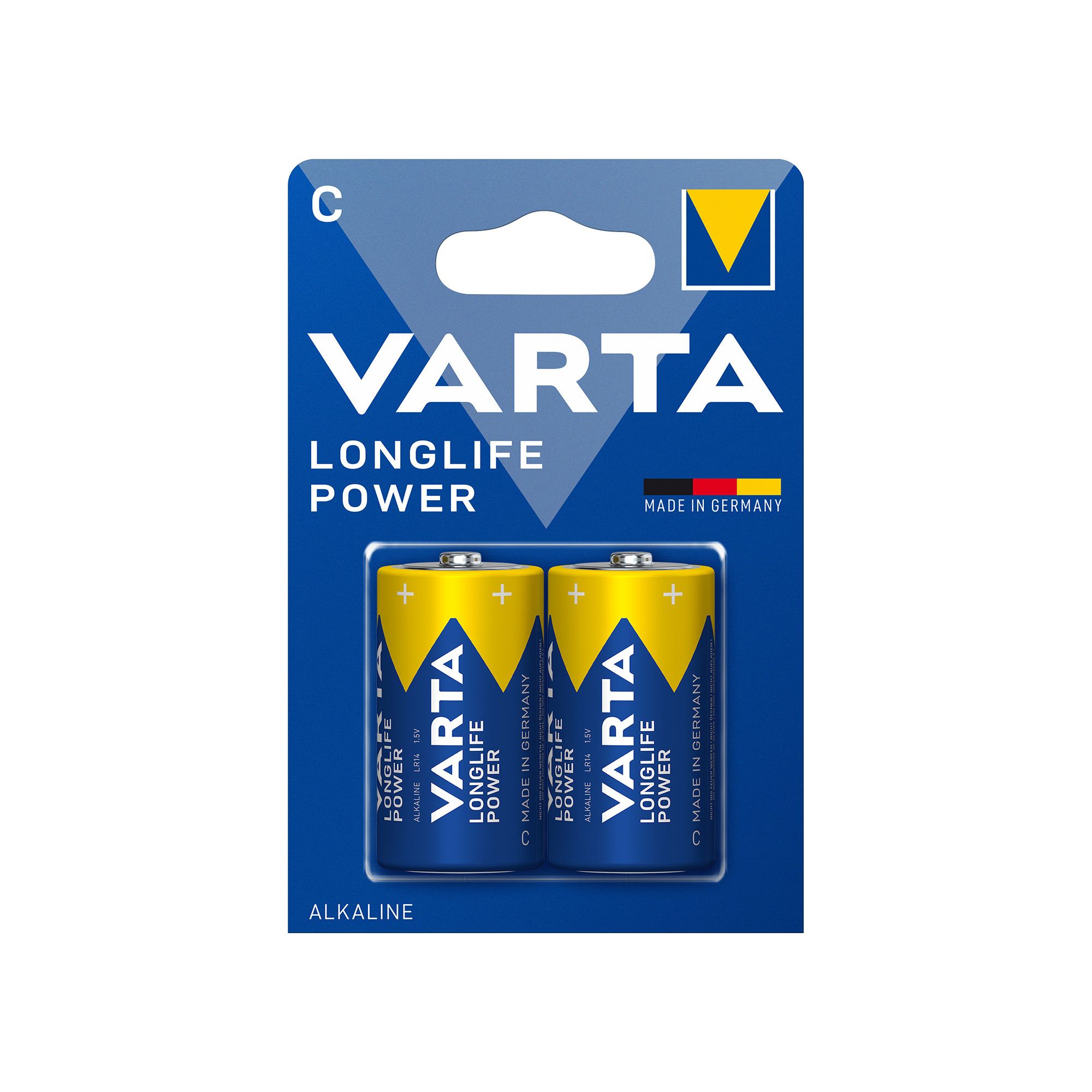 Varta Longlife Power C (LR14) Battery, Pack of 2