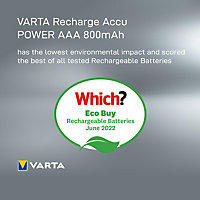 Varta Rechargeable AAA (HR03) Battery, Pack of 4