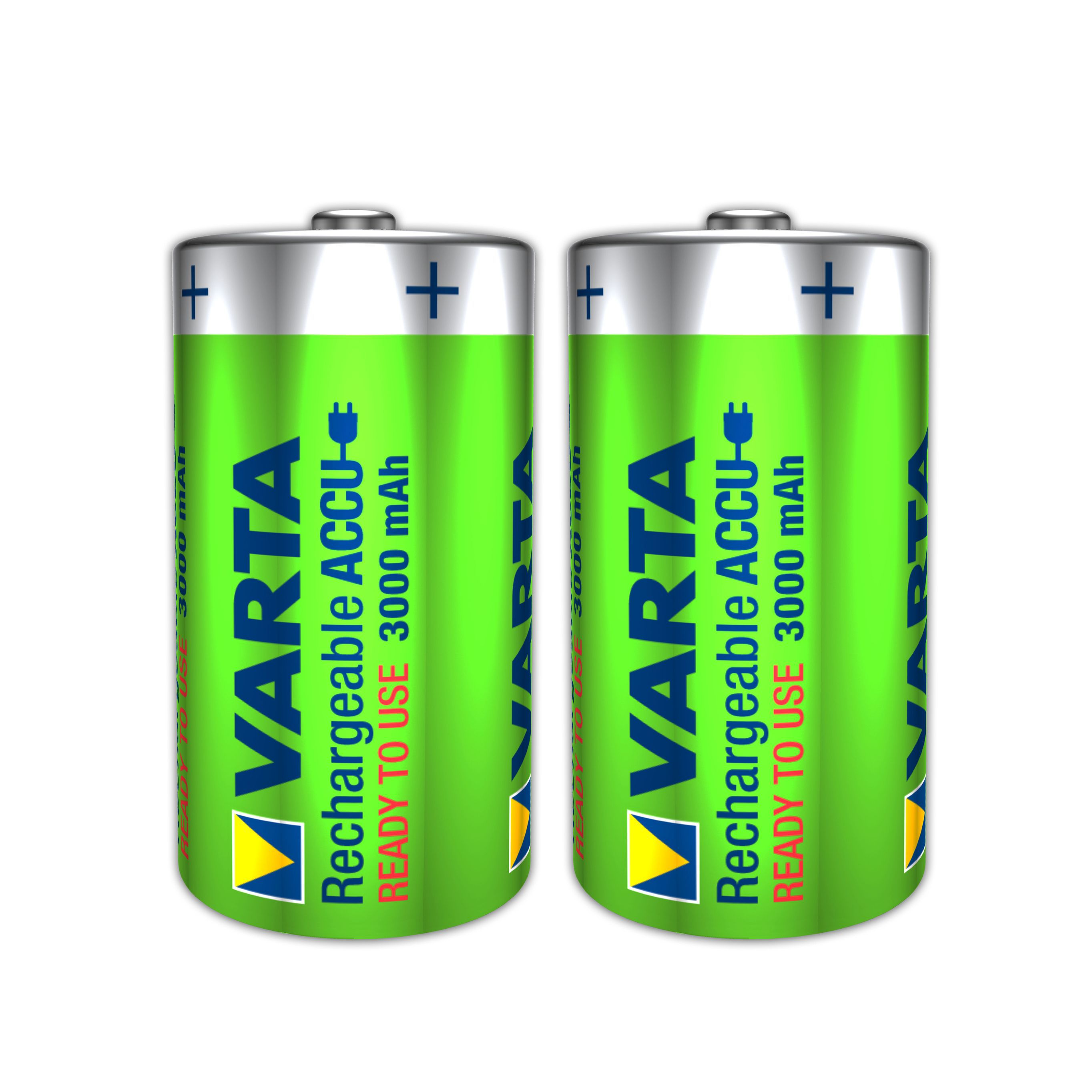 Varta Rechargeable D (HR20) Battery, Pack of 2 | DIY at B&Q