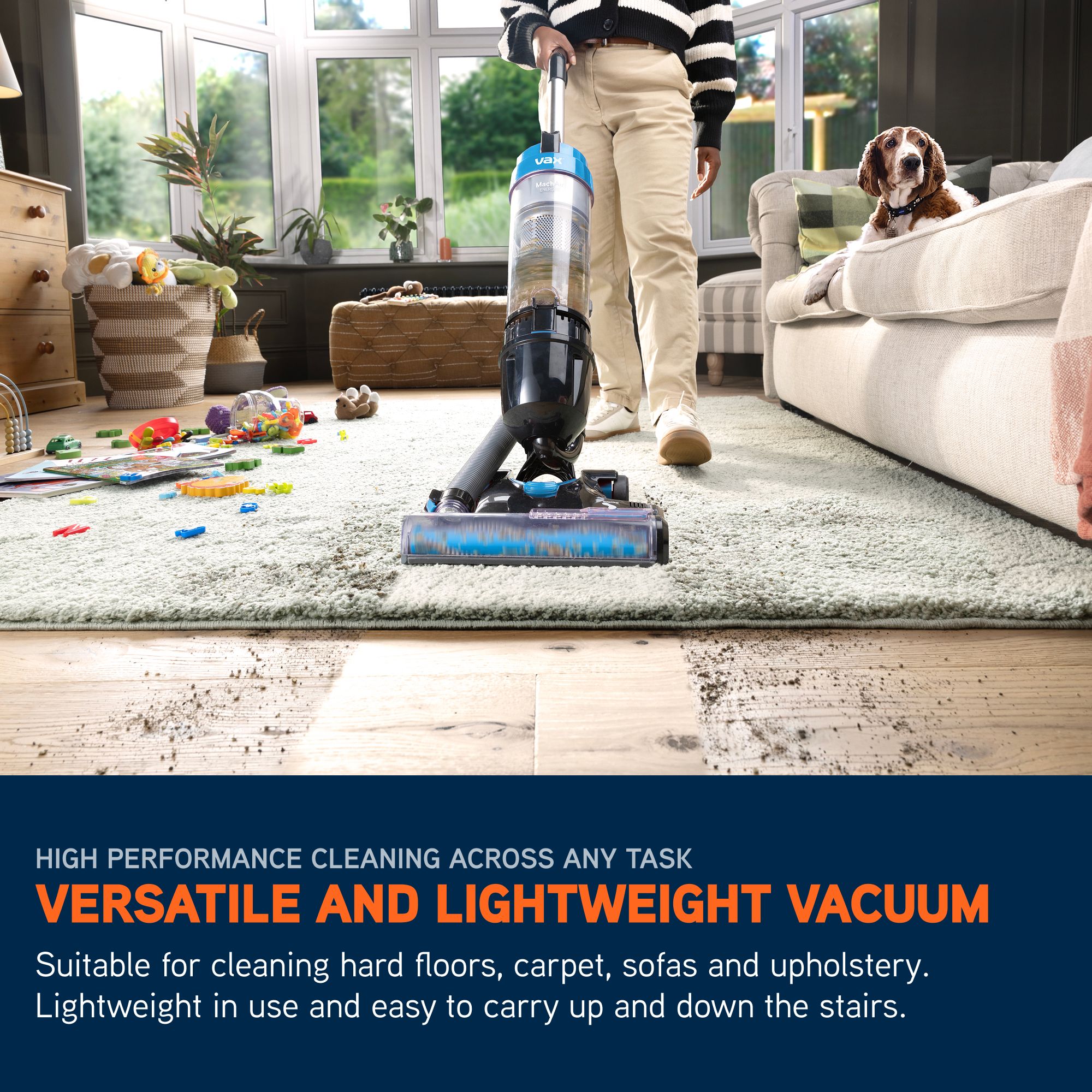 Vax Mach air energise Corded Upright Vacuum cleaner 1.5L