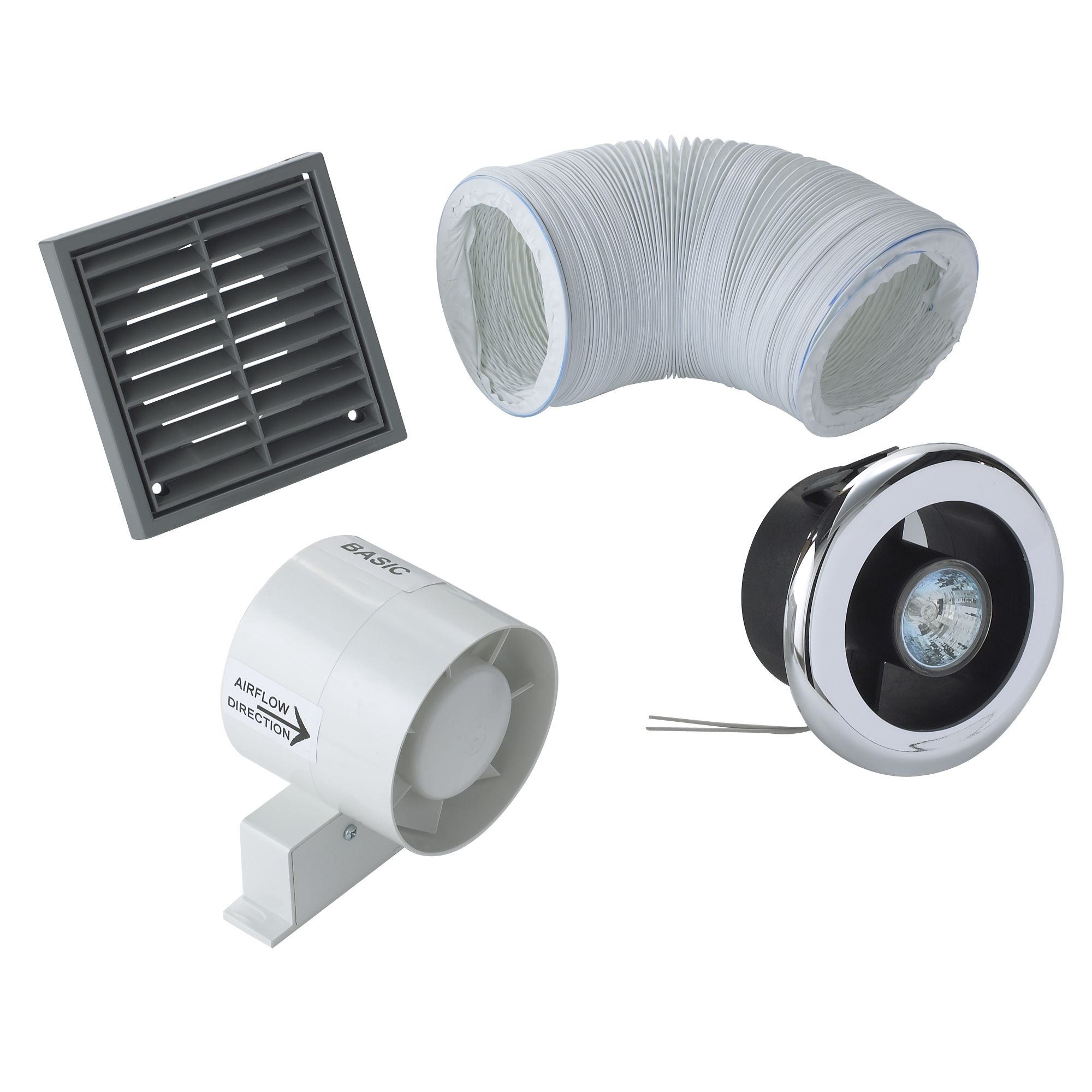 VDISL100S Bathroom Shower fan kit | DIY at Bu0026Q