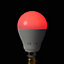 Veezio 806lm GLS RGB & warm white LED Dimmable Light bulb