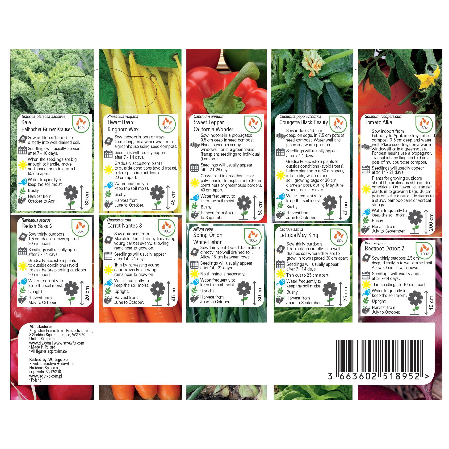 Vegetable collection Seed