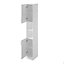 Veleka Gloss White Freestanding Bathroom Cabinet (W)275mm (H)1800mm ...