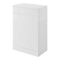Veleka Gloss White Freestanding Toilet cabinet (W)552mm (H)810mm