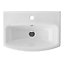 Veleka Gloss White Vanity unit & basin set (W)550mm (H)900mm