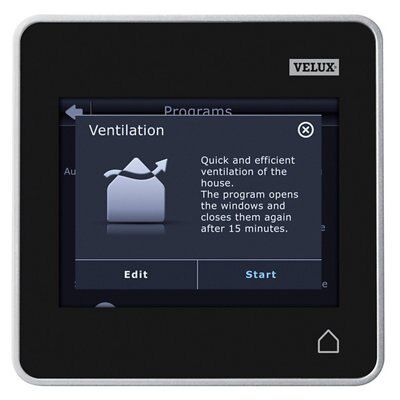 Velux Pine Centre pivot Roof window, (H)1180mm (W)1140mm