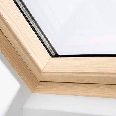 Velux Pine Centre pivot Roof window, (H)1180mm (W)1140mm