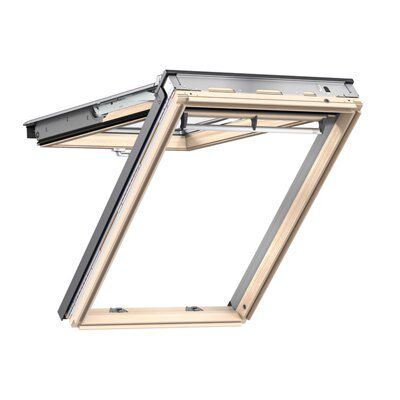Velux Pine Top hung Roof window, (H)1400mm (W)1340mm